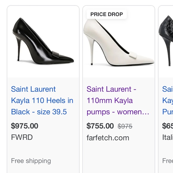 YSL Kayla Pumps BRAND NEW in Box - Picture 9 of 9